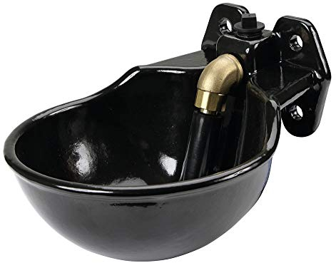 Kerbl 221851 Tränkebecken G51 emailliert, mit Rohrventil