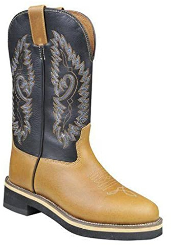 HKM 4526 Westernstiefel Softy cow, Cowboystiefel Western Cowboy, Echtleder, Braun, 46
