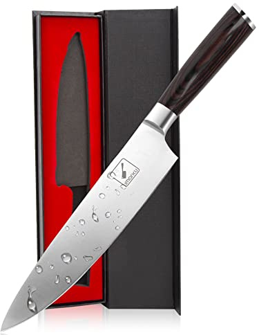 imarku Japanese Chef Knife - Sharp Kitchen Knife 8 Inch Chef's Knives HC Steel Paring Knife, Unique Gifts for Men and Women, Gifts for Mom or Dad, Kitchen Gadgets with Gift Box, Gyutou Knives