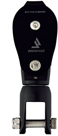 Zigco LLC SpinRX - Tangle Proof Swivel Pulley - Boat Anchor Pulley - Anchor Pulley for Drift Boat - Pulley Block - Made in USA