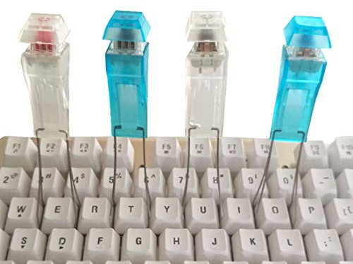 Ruilogod Multifunktionale Stahldraht-Key Cap Remover Schwarzer Schalter Tastatur Keycap Puller