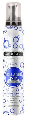 Morfose Collagen Creamy Hair Mousse 200ml – Haarschaum mit Kollagen & Seidenprotein – Feuchtigkeit, Glanz & Elastizität für trockenes, strapaziertes Haar