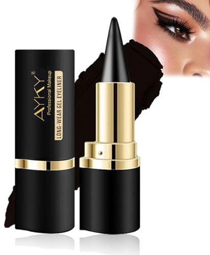 SSKHE Eyeliner, Waterproof Kajalstift, LONG-LASTING Eye Pencil mit hoher Deckkraft,Schwarz, Langanhaltend, Wasserfest, 2024 Neuestes, Eye Make-up, Kajal
