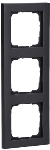 GIRA 21323 Rahmen E2 3-Panel Charcoal-Coloured, 021323
