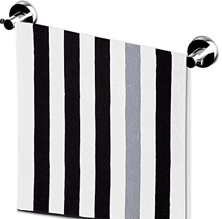 Blue Canyon Gecko Towel Rail, Shower Caddy with Quick Lock vacuum Suction Cup, No Drill and No Screws Required, Removable, Reusable and Repositionable, Stainless Steel