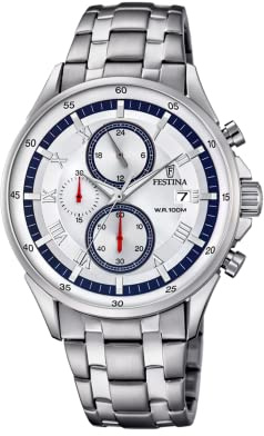 Festina Herren-Armbanduhr Chronograph Quarz Edelstahl F6853/1