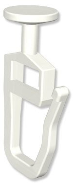 Interdeco Faltengleiter mit Rundkopf 9 mm Ø für Gardinenschienen u. Vorhangschienen (100 Stück)