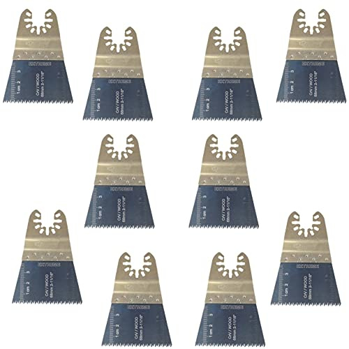 SabreCut 10pcs SP65J_10 65mm Snabbfäste Multiverktygsblad Slitstark
