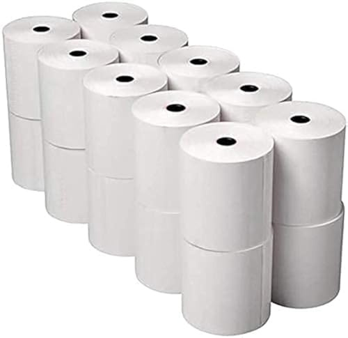 60 Rolls of Premium 80 x 70mm Thermal Paper Till Rolls – POS Thermal Receipt Paper for EPOS, Cash Register, Credit Card Machines, Epson Citizen TH243, CBM232, CBM233, CBM253