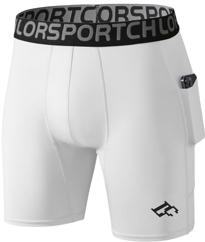 LORSPORTCH Mallas de compresión para Hombre, Pantalones Cortos para Correr, Ropa Interior Deportiva para Entrenamiento