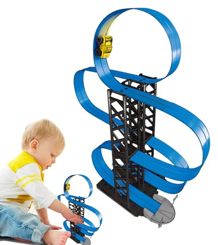 Slotcar - Set di giochi per veicoli educativi magnetici, giocattolo educativo per auto, per bambini, ragazze, feste di compleanno, aula, ricompense, vacanze di Natale