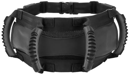 Poignées de passager de moto – Ceinture de sécurité avec tissu Oxford robuste | Sangle de siège arrière réglable pour motocross pour et adultes | Poignée de maintien sécurisée pour les déplace