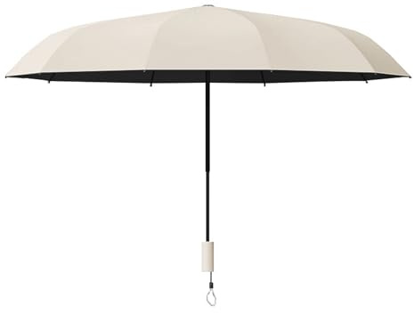 Neptuiby Paraguas para silla con abrazadera, sombrilla ajustable con clip para sillas de playa y plegables, carrito de golf, sillas de ruedas, color beige..