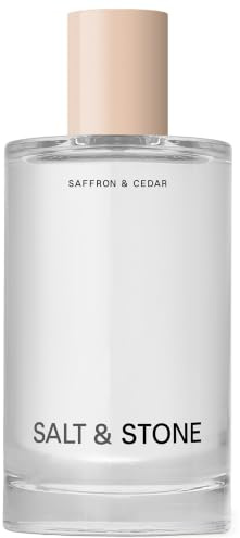 Salt & Stone Hair & Body Mist for Women & Men, Saffron & Cedar 3.4 fl oz