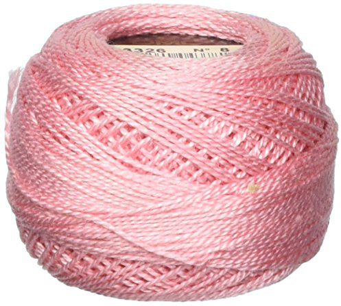 DMC Pearl Cotton Ball Size 8 87yd, Light Rose