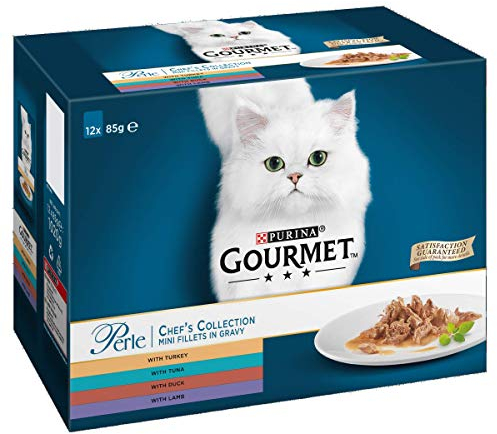 GOURMET Perle Chef's Collection in Gravy Wet Cat Food 12x85g