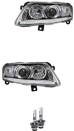Set di fari allo xeno D2S per A6 Allroad Avant, con lampadine OSRAM con motore elettrico, centralina di controllo