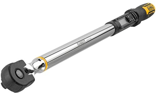 DEWALT Digital Torque Wrench, 1/2 inch Drive, 50-250 FT-LB, with Storage Case (DWMT17060)