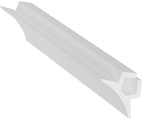 Vente-unique-Deckenleisten 3er-Set - 290 x 10 cm - Polystyrol - Weiß - CARINTIA