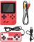 Tiardey Handheld-Spielekonsole, tragbare Retro-Konsole mit 400 klassischen Spielen, 3-Zoll-Farbbildschirm, Unterstützung für Zwei-Spieler-Spiele (rot)