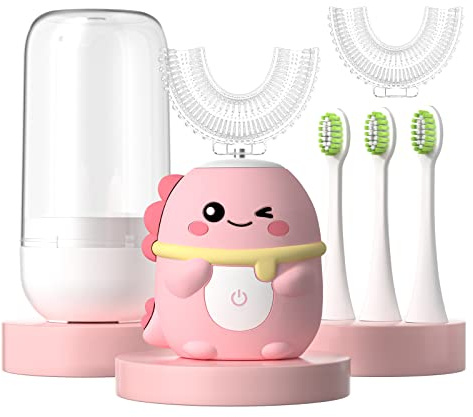 Spazzolino da denti elettrico a forma di U per bambini Spazzolini da denti a forma