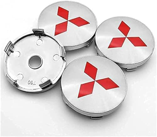 4 st navskydd för Mitsubishi Space Star 2013–2019 60 mm navskydd navkapsel mitthjulskydd navkapsel fälgkåpa mittfälg bil