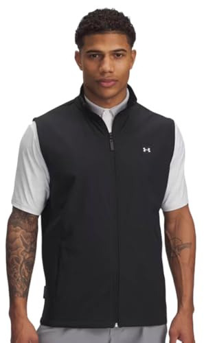 Under Armour Drive Pro Storm Hyb Gilet de golf pour homme, noir, M