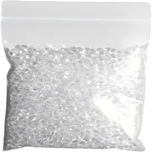 Moldable Plastic Polymorph Pellets – 100g transparenter Biokunststoff – Thermoplastic Beads zum Schmelzen bei 90℃ – Gelartig formbar & wiederverwendbar für Modellieren & Cosplay