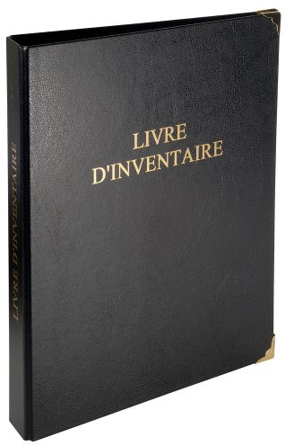 Reliure registre economique 32x26cm 4 anneaux avec recharges de 100 feuillets - livre inventaire