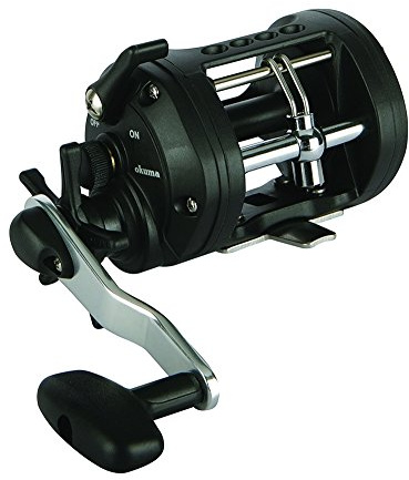Okuma CLX-300La Classic Levelwind Star Drag Casting Reel, 300 Reel Size, 3.8: 1 Gear Ratio, 24 Retrieve Rate, 17 lb Max Drag, Right Hand,Black