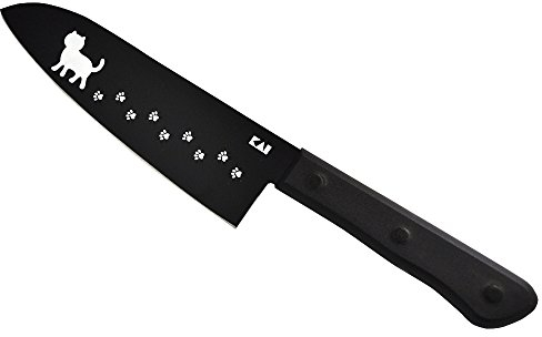 Kai KAI AB5801 Couteau Santoku pour chat, 165 mm, facile d'entretien