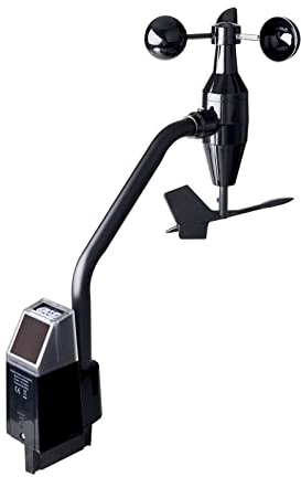 Ecowitt WS68 Sensor anemómetro inalámbrico, sensor de velocidad y dirección del viento alimentado por energía solar, solo accesorio, no se puede utilizar solo
