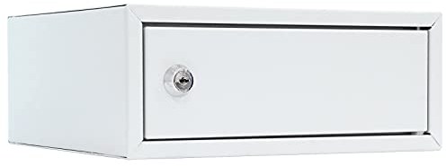 Profirst Wertfach Kaisten 1, Zylinderschloss mit 2 Schlüssel, Lichtgrau, BxH 250x100 mm