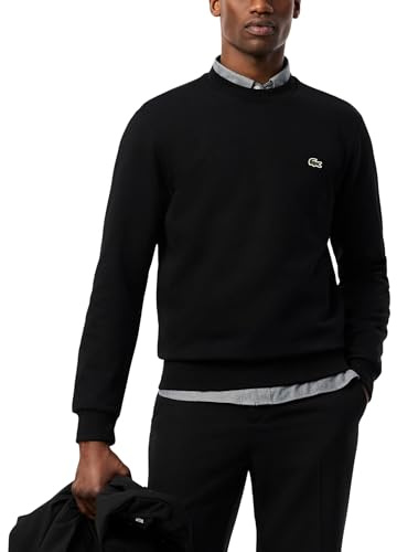 Lacoste Sweatshirt Classic Fit Homme , Noir, S