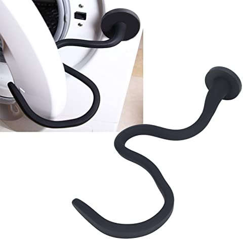 Ejoyous Tvättmaskiner dörrstopp, magnetisk dörrhållare, frontlastare, tvättmaskinsdörrstöd, frontlastare, tvättmaskiner, dörrstöd för silikon, flexibel tvättmaskinsdörrhållare (svart)