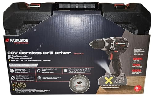 Parkside Performance® PABSP 20 Li C3 Perceuse-visseuse sans fil 20 V sans batterie ni chargeur