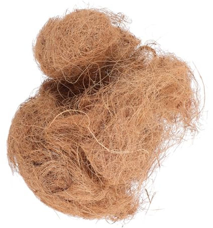 BEBEMOKO 100g Substrato di Cocco per Piante in Vaso Substrato per Semina e Coltivazione di Verdure e Piante D'interno con Elevata Ritenzione Idrica e Aerazione per Giardino e Bonsai