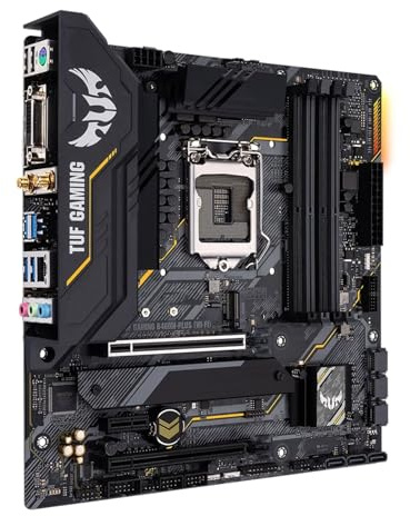 Schede madri per computer Fit For ASUS TUF GAMING B460M-PLUS (WI-FI) Intel B460 (LGA 1200) Micro ATX Scheda madre DDR4 128G PCI-E 4.0 M.2 HDMI USB 3.2 ATX
