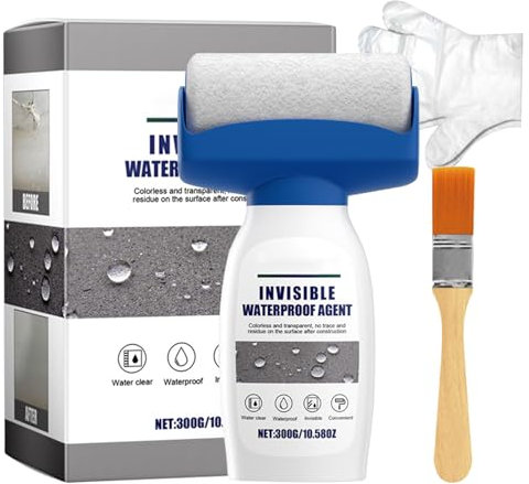 Sellador Impermeable Transparente - Spray Adhesivo Para Hormigón 300ml | Resistente A La Intemperie, Duradero Y Alta Adherencia Para Sellado En Baños, Piscinas Y Sótanos