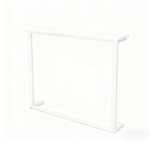 Mesa consola – Estante trasero para sofá de sala de estar, estante superior de radiador, no requiere taladrar, soporte de fácil ajuste, 180 x 15 x 80 cm