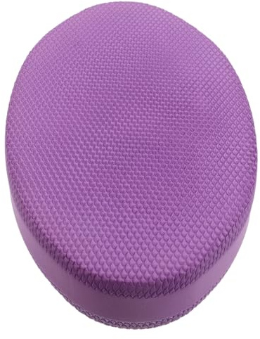 CLISPEED Cojín ovalado de equilibrio de yoga, material TPE, almohadilla de entrenamiento ligera para mejorar la fuerza central y estabilidad, adecuado para la práctica de yoga en casa y al aire libre