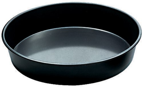 Paderno 11742-20 Teglia Forno, in Ferro, Dimensioni del prodotto Ø 20 cm, h 3.5 cm, Materiale: ferro blu