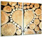 Herdabdeckplatten Ceranfeldabdeckung Spritzschutz Glas 2x30x52 Herz
