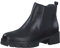 Tamaris COMFORT Damen Chelsea Boots aus Leder Ungefüttert, Schwarz (Schwarz), 39 EU