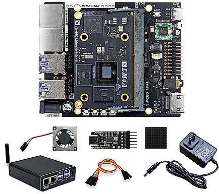 LicheePi 4A 64bit LPDDR4X 8GB RISC-V Single Board Computer, Open Source Linux IoT Entwicklungsboard, mit RISC-V Quad-core 2.0GHz TH1520 CPU, WiFi4 BT5 Dual Gigabit Ethernet, Support Linux Android