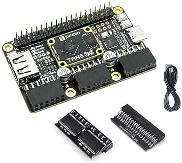 Sipeed Tang Primer 25K GW5A FPGA Development Board, 64Mbits Linux RISCV Single Board Computer, with MIPI 2.5Gbps Ethernet PMOD Port for FPGA Education, Support SDRAM HDMI Camera Module (SDRAM Bundle)