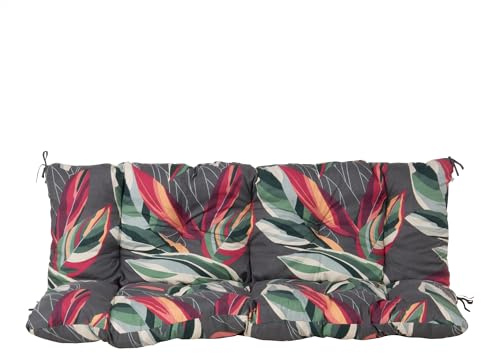 PATIO Cuscino per dondolo da giardino, trapuntato, 150 x 50 cm, con lacci