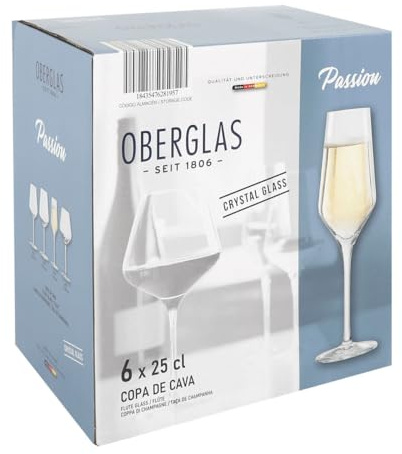 Set de Copas Champagne Passion 250 ml 6 Piezas - Marca: Inde - EAN: 8435476281950