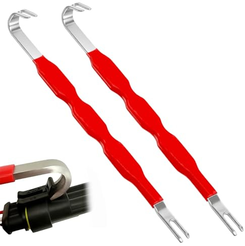 VOIDHUES 2 Stück Elektrischer kfz Stecker Abzieher kfz Stecker Abzieher Entferner Werkzeug Auto Stecker Werkzeug, Elektrischer Steckverbinder Trenner Geeignet für Autoreparatur und Wartung