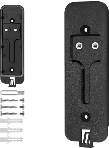 FIXOSHEE Soporte para Timbre Blink Placa Posterior Compatible para Reparaciones Hogar Diseño Sencillo Resistente Fácil Instalación Accesorio para Timbres Blink Uso Exterior Negro